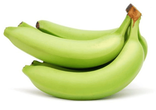Image of green bananas illustrating the target crop for post-harvest application.